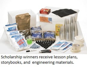 An Engineering is Elementary (EiE) materials kit.