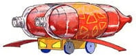 Recycled Racers illustration