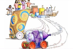 Recycled Racers illustration