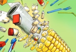 Bioplastics illustration
